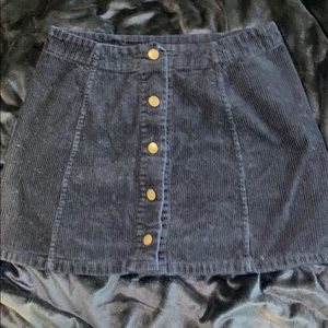 Rue 21 button up corduroy skirt
